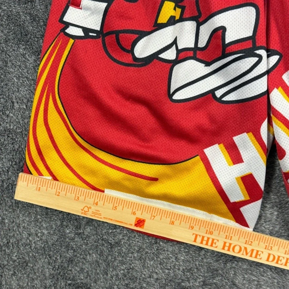 Mitchell & Ness Houston Rockets Shorts‎ Mens Medium Red Hardwood Classics Rare
